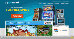 Desktop Screenshot of en-uk.playmillion.com