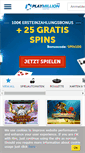 Mobile Screenshot of de.playmillion.com