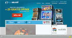 Desktop Screenshot of no.playmillion.com