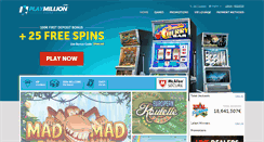 Desktop Screenshot of da.playmillion.com