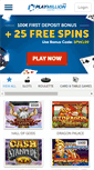 Mobile Screenshot of da.playmillion.com